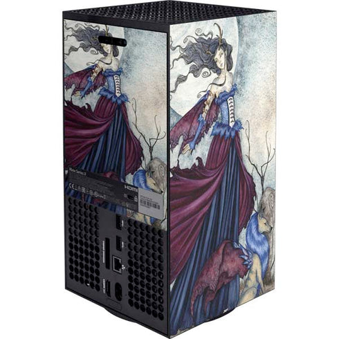 Amy Brown The Moon is Calling Fairy and Dragon Xbox Series X Bundle Skin